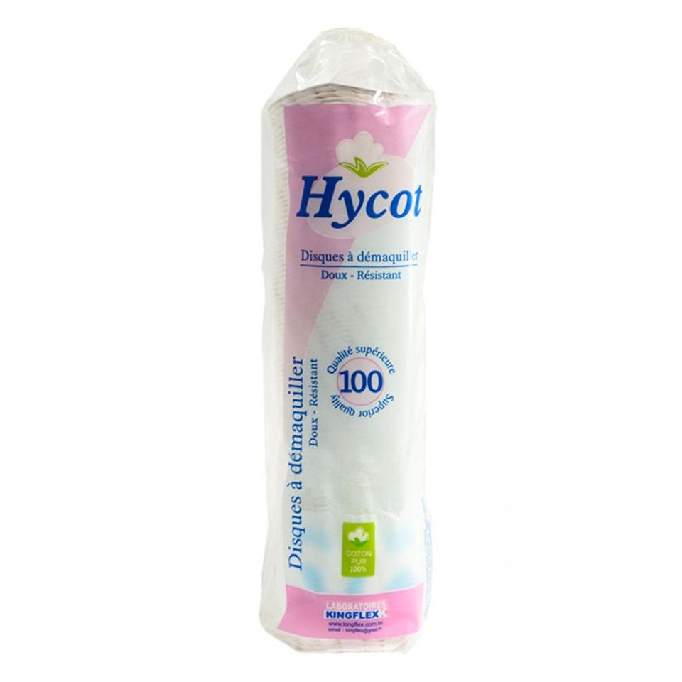 Hycot Disques à démaquiller 100 pièces