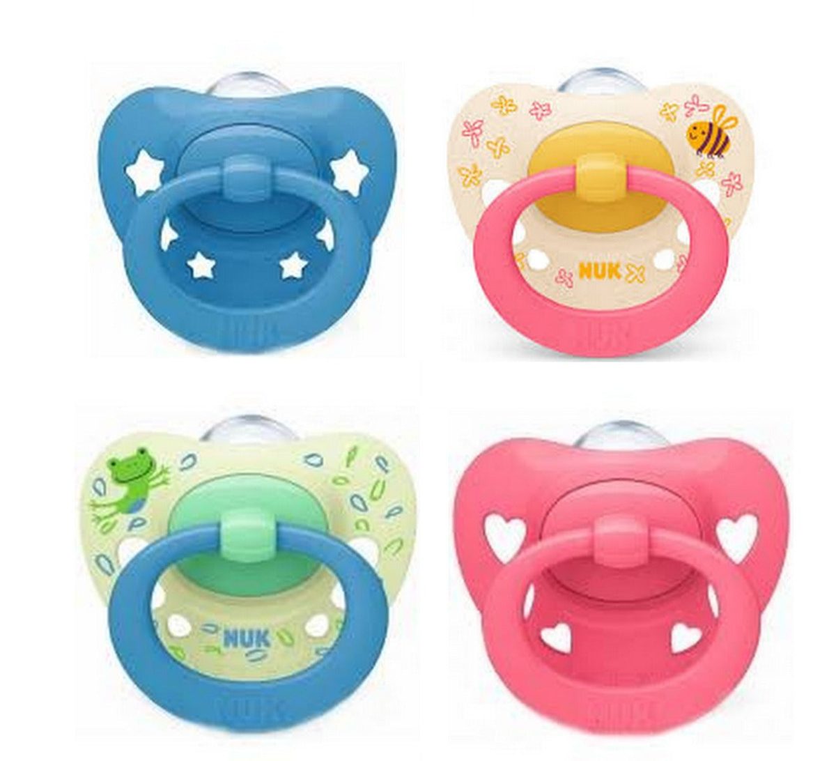 NUK Signature Sucette silicone avec boîte 6–18 mois