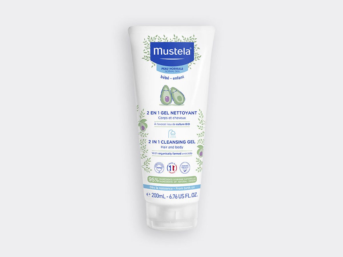 MUSTELA Gel Nettoyant 2 en 1 Corps et Cheveux 200 ml