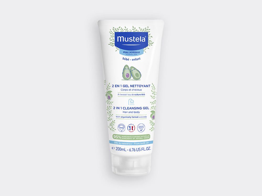 MUSTELA Gel Nettoyant 2 en 1 Corps et Cheveux 200 ml