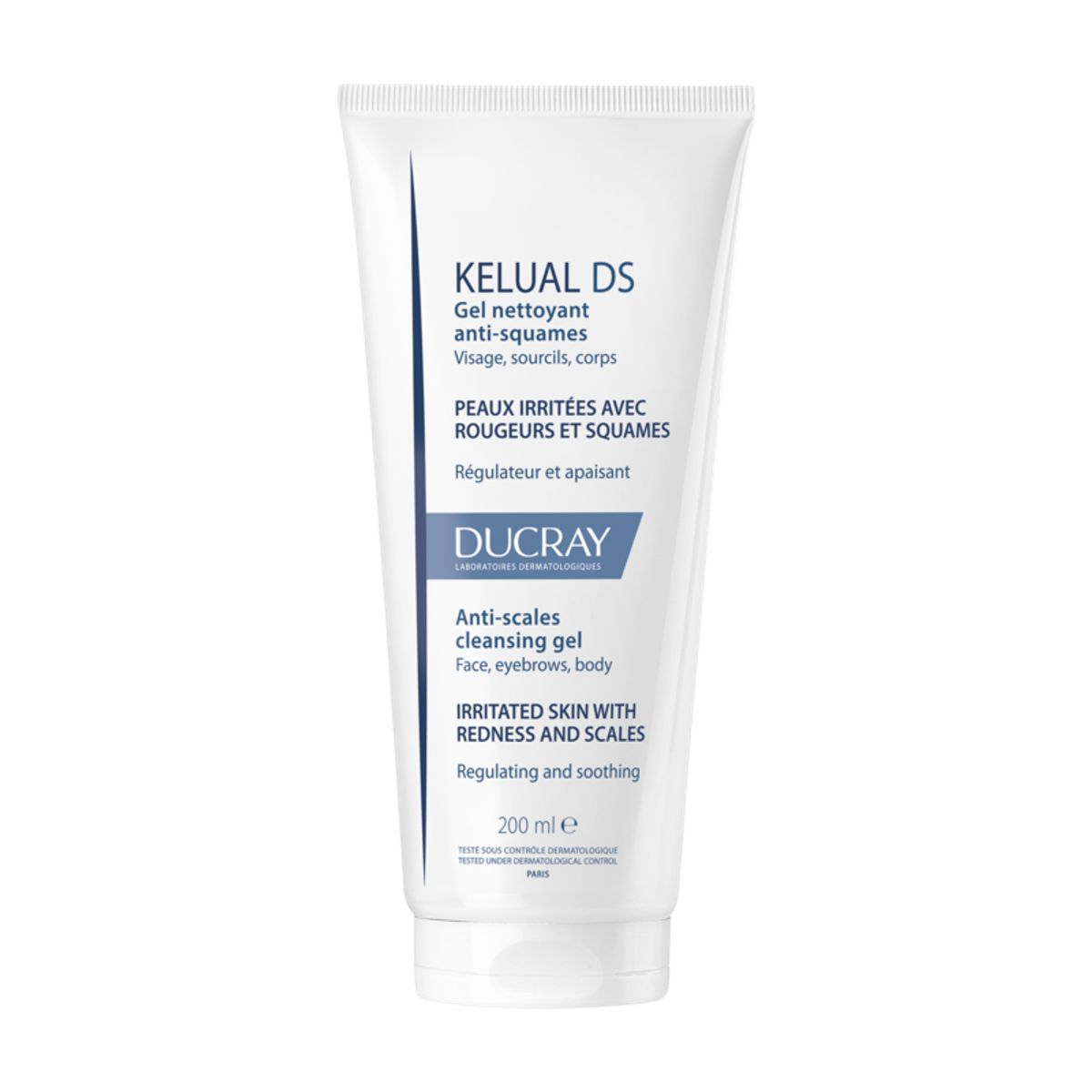 DUCRAY KELUAL DS Gel nettoyant anti-squames 200 ml