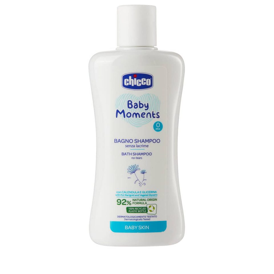 Shampooing et gel lavant Chicco Baby Moments 200 ml 0m+