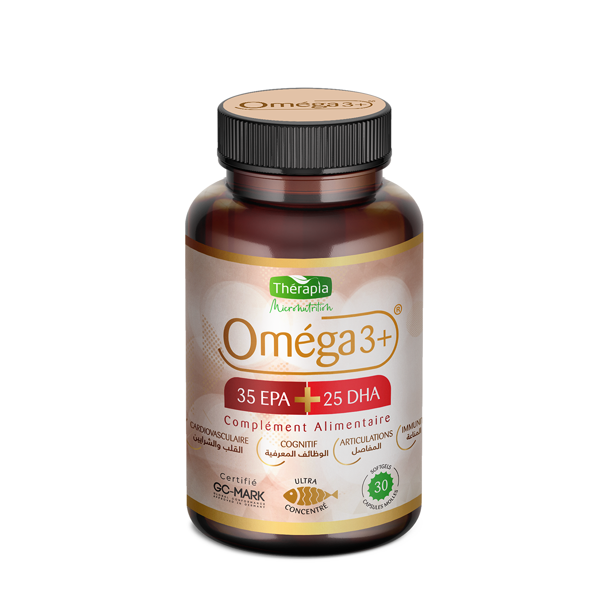 Thérapia Oméga 3+ TG, 30 capsules molles