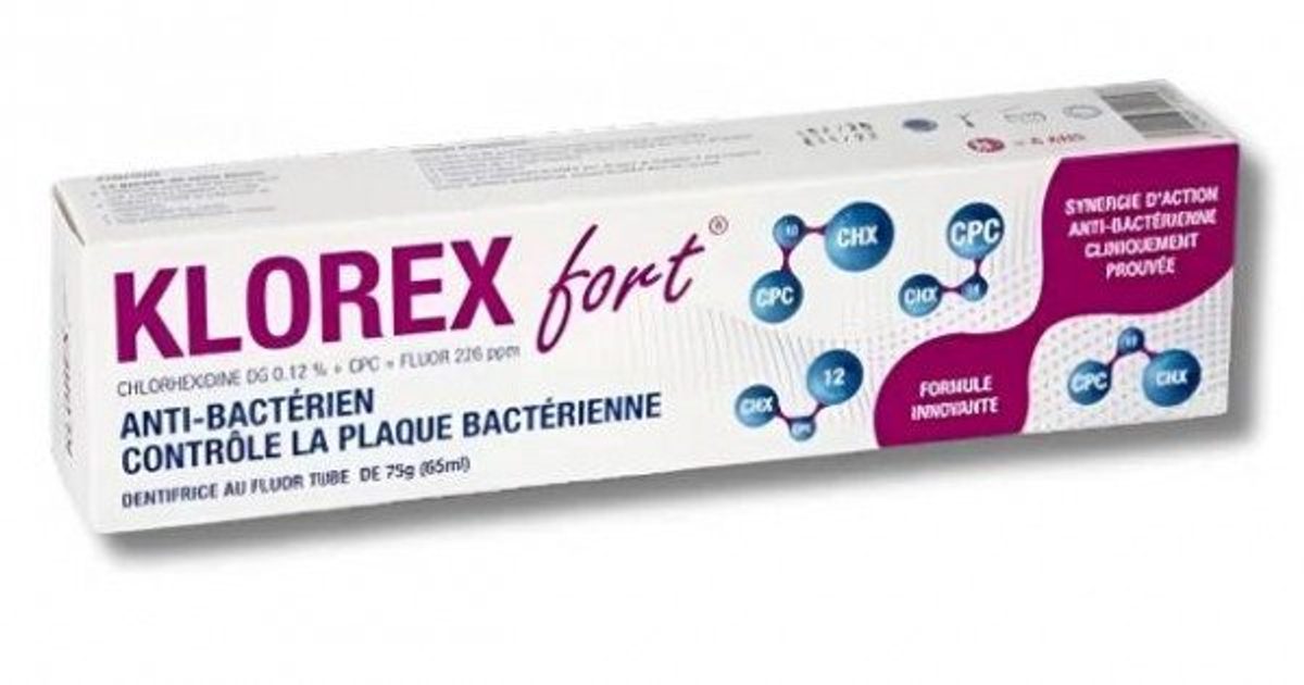 Stoderma Klorex Fort Dentifrice 75 g
