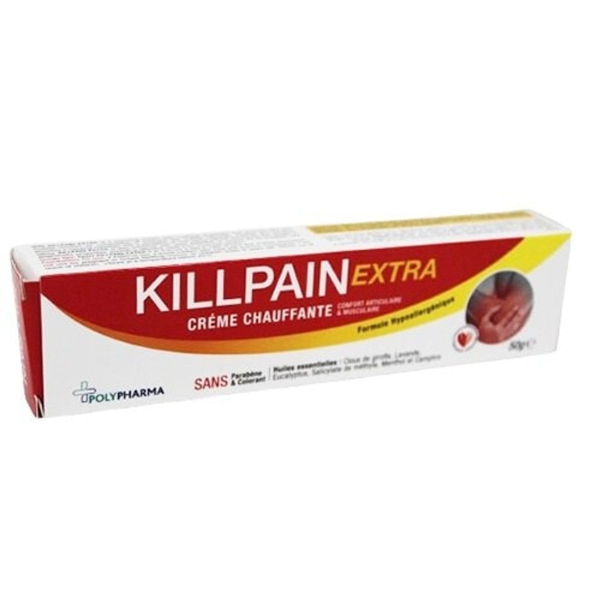Killpain Extra crème chauffante, 50 g