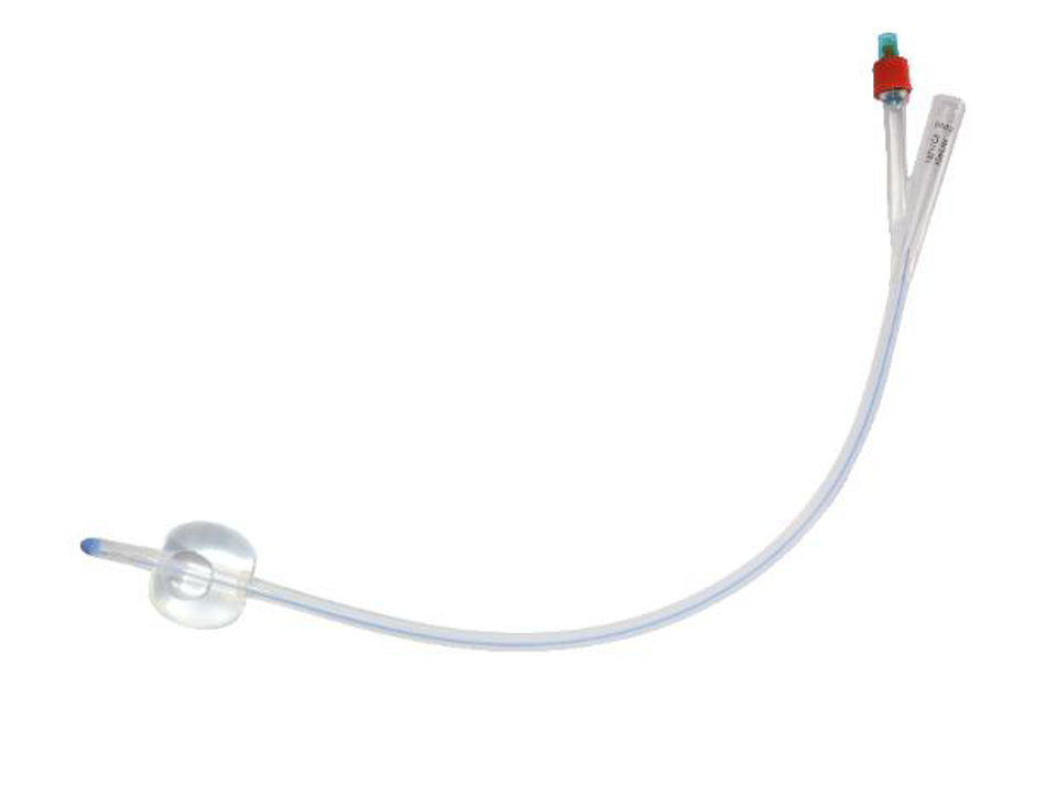 Sonde urinaire Foley 100 % silicone CH18
