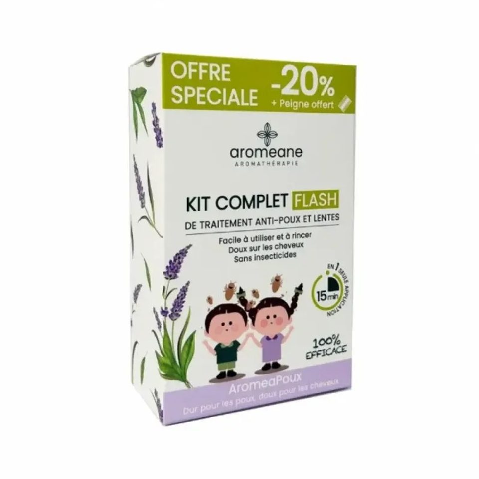 Aromeane Kit complet anti-poux et lentes