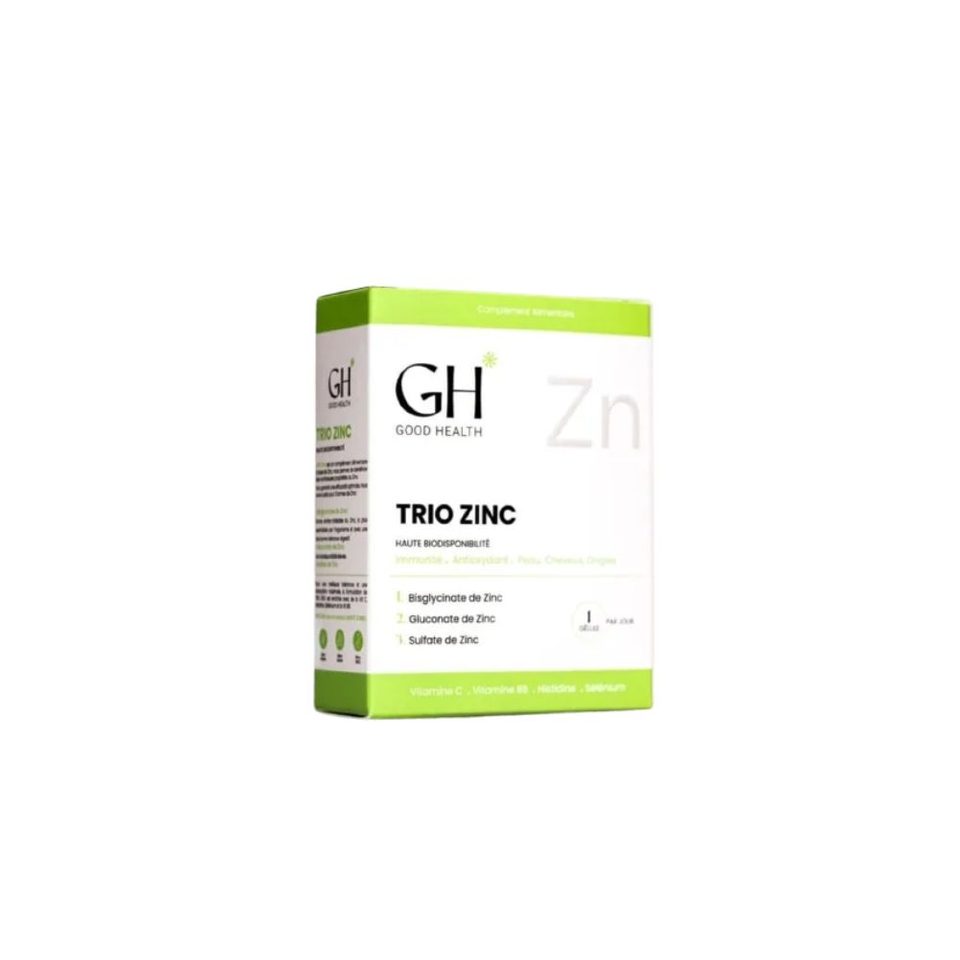 Good Health Trio Zinc, 30 gélules