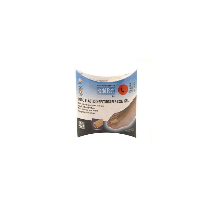 Tube élastique avec gel Herbi Feet taille L