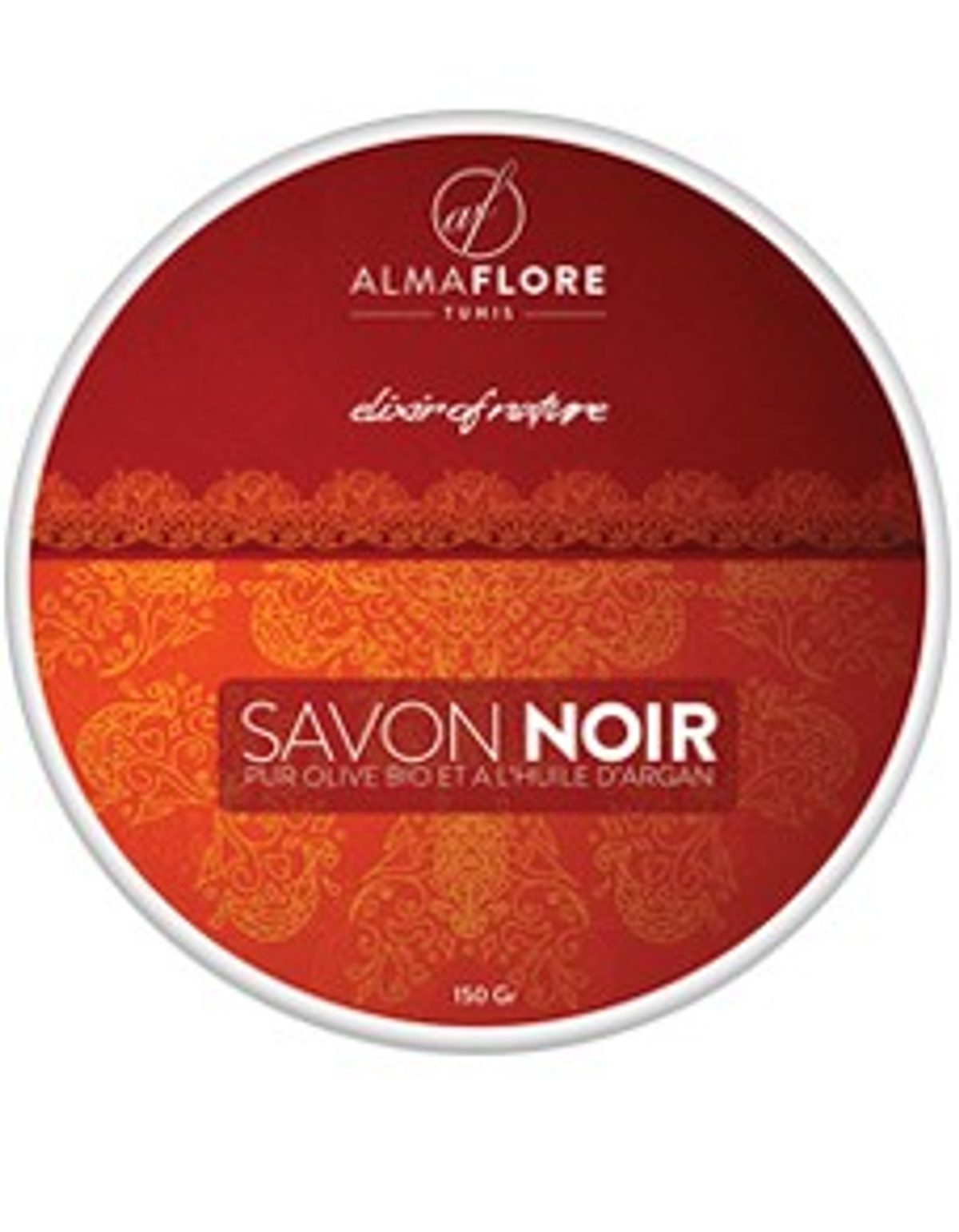 Almaflore savon noir à l’huile d’argan, 150 g