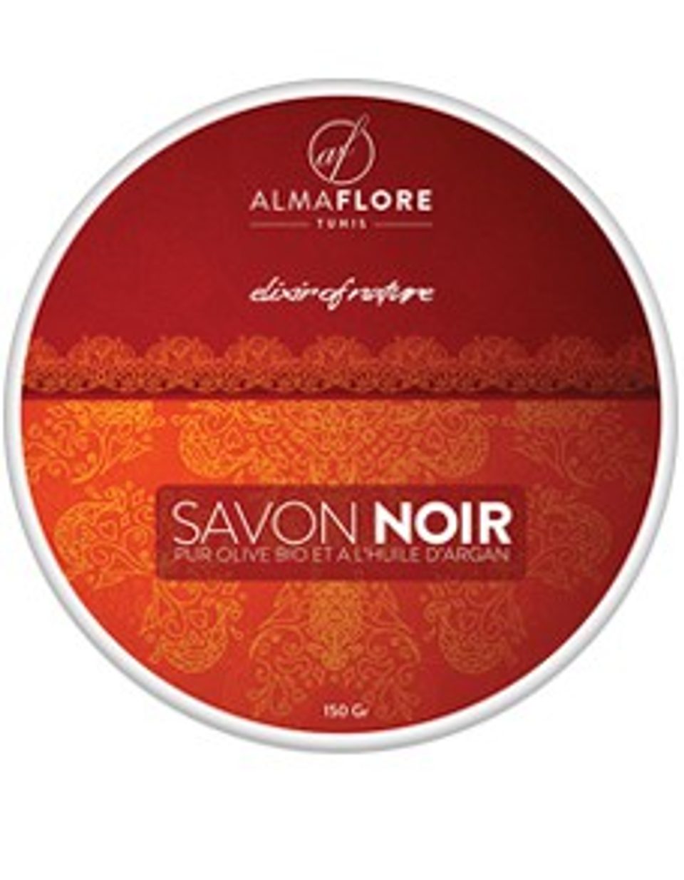 Almaflore savon noir à l’huile d’argan, 150 g