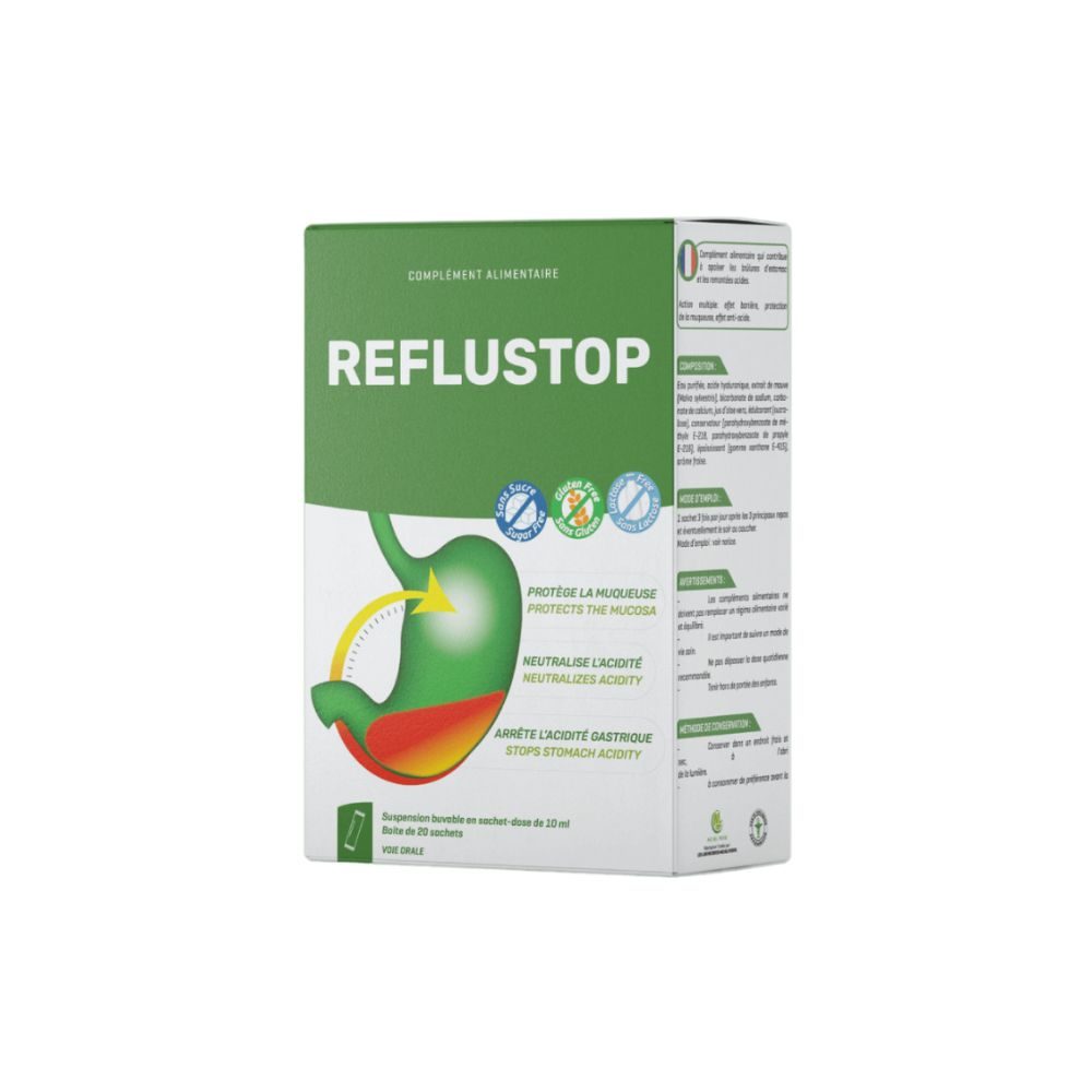 Michel Pierre Reflustop, 20 sachets de 10 ml