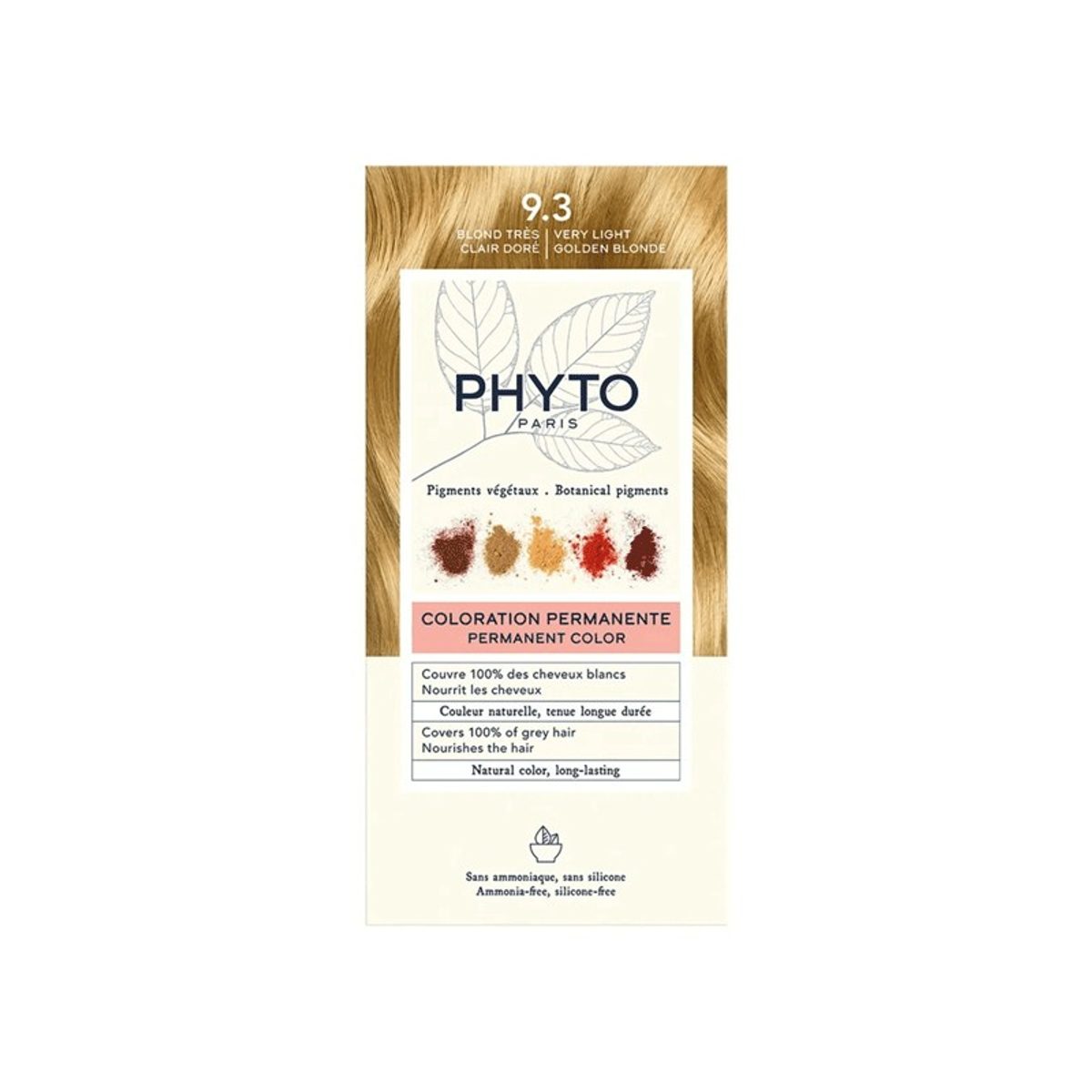 Phyto Phytocolor 9.3 Blond Très Clair Doré Kit