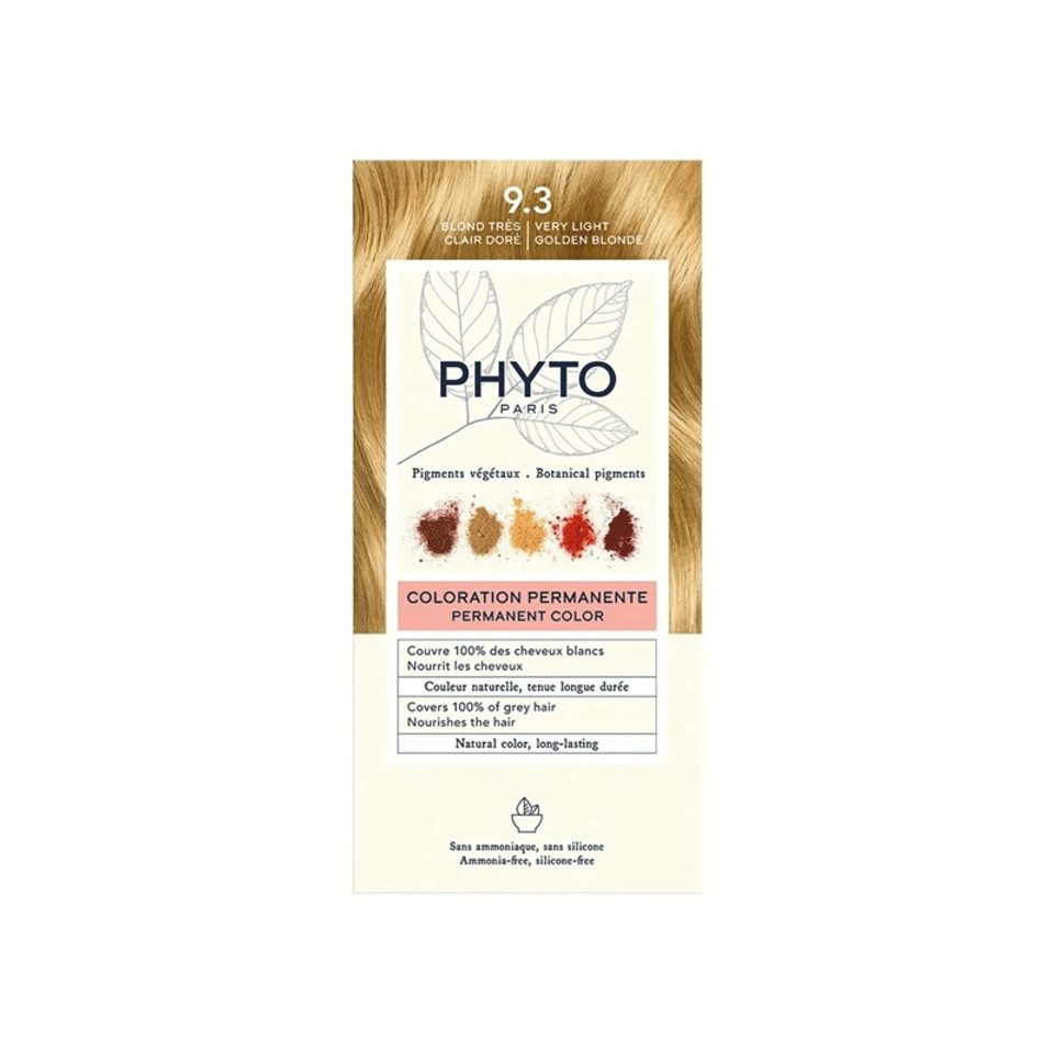 Phyto Phytocolor 9.3 Blond Très Clair Doré Kit