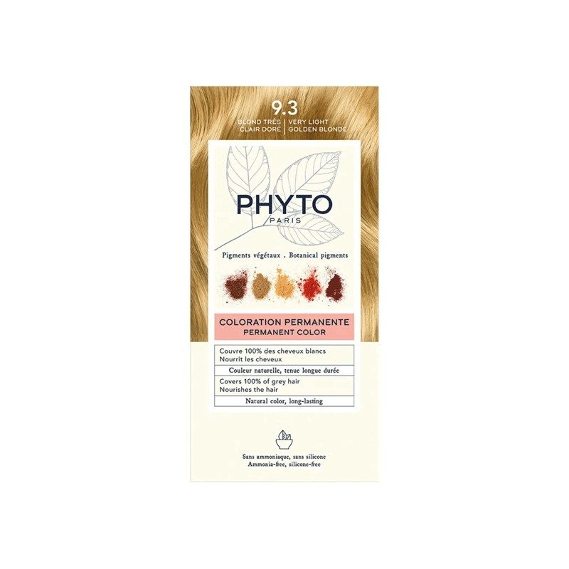 Phyto Phytocolor 9.3 Blond Très Clair Doré Kit