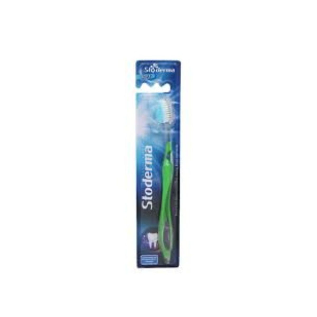 Brosse à dents Stoderma souple verte