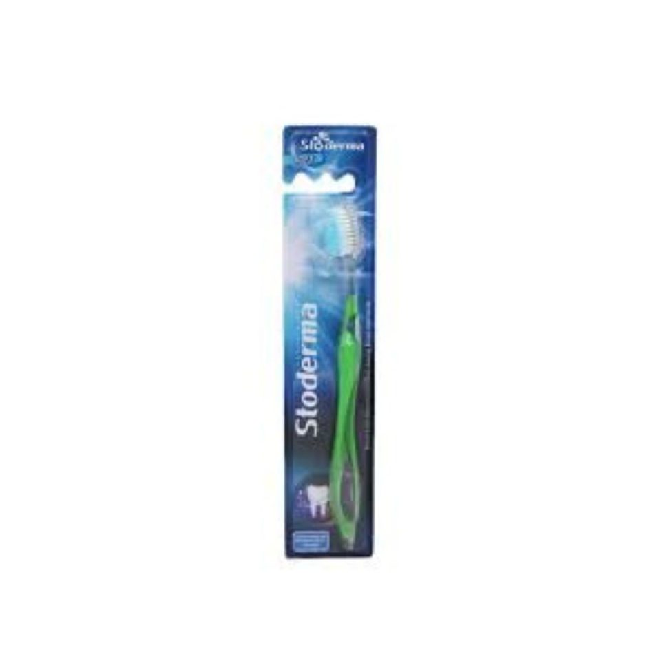 Brosse à dents Stoderma souple verte