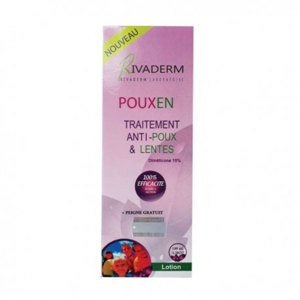 Rivaderm Pouxend lotion anti-poux 100 ml
