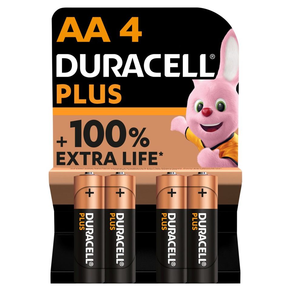 Duracell Plus Piles AA, lot de 4
