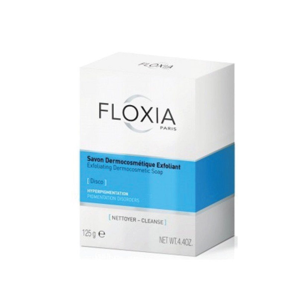 Floxia Savon Dermocosmétique Exfoliant Éclaircissant Disco 125 g