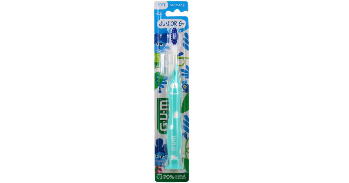GUM Junior Brosse à dents souple 7–9 ans