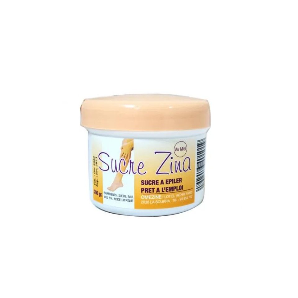 Zina Sucre à épiler au miel, 200 g