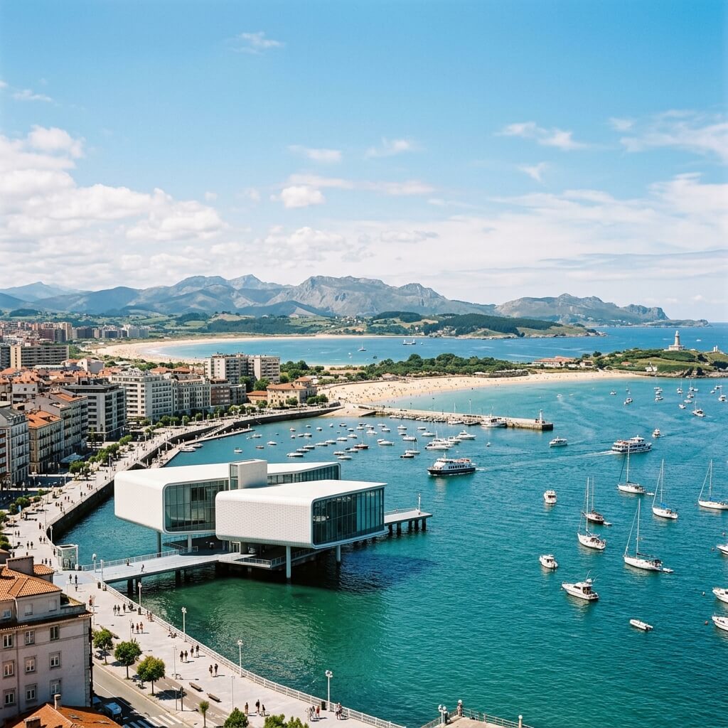 Vista panorámica de la ciudad de Santander