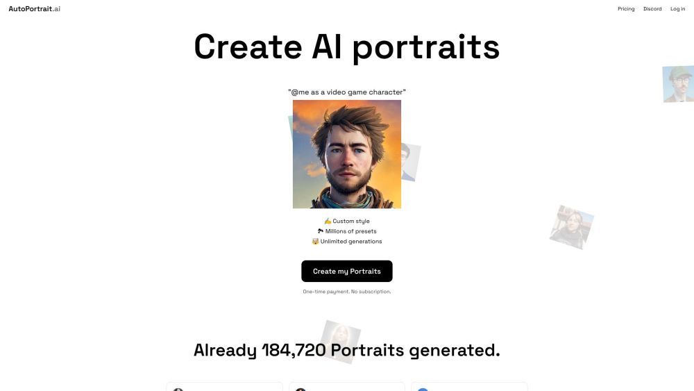Screenshot of AutoPortrait.ai Screenshot of AutoPortrait.ai