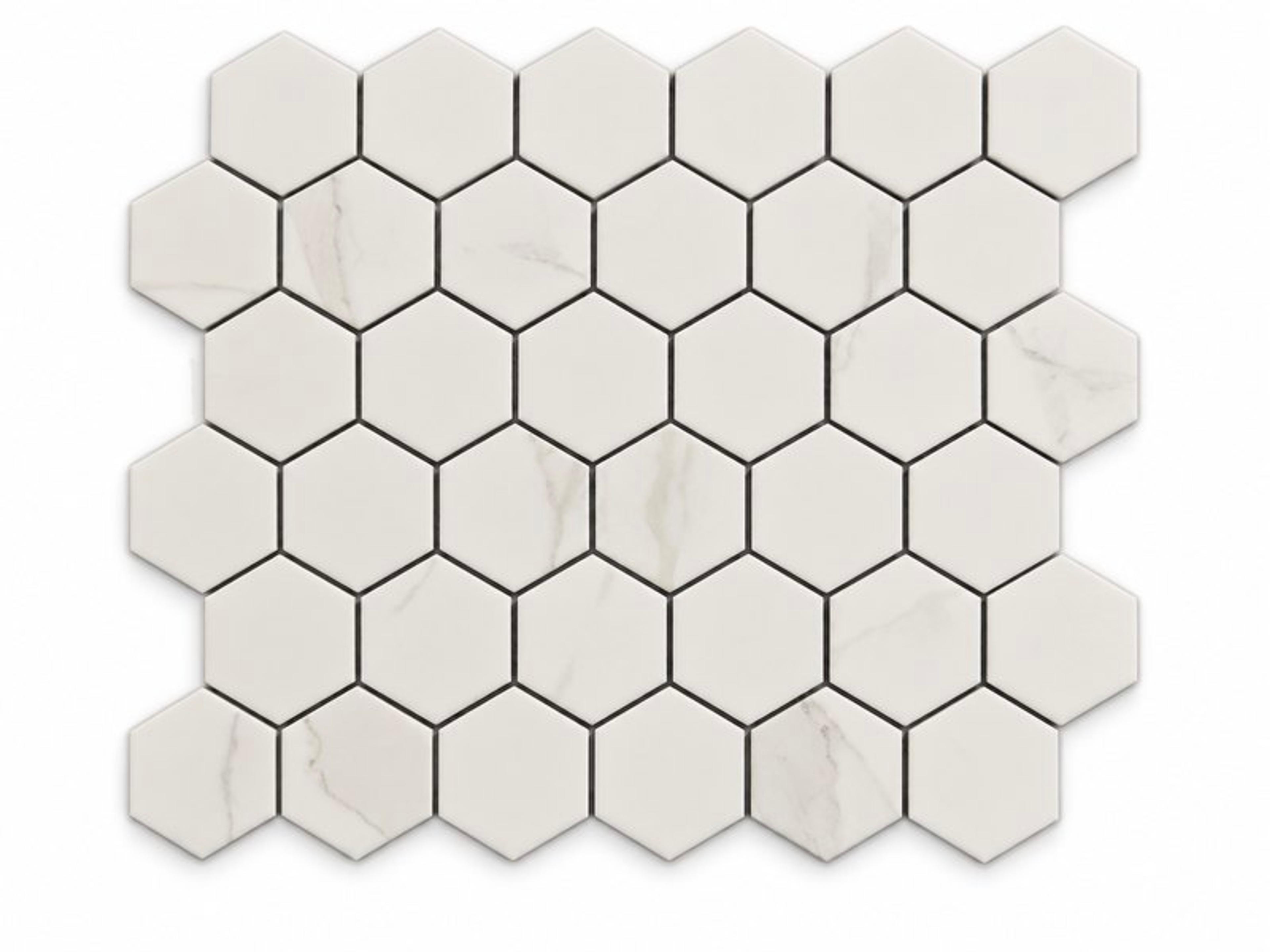 White Carrara Marble Mosaic (MCS660771) · photo 2026