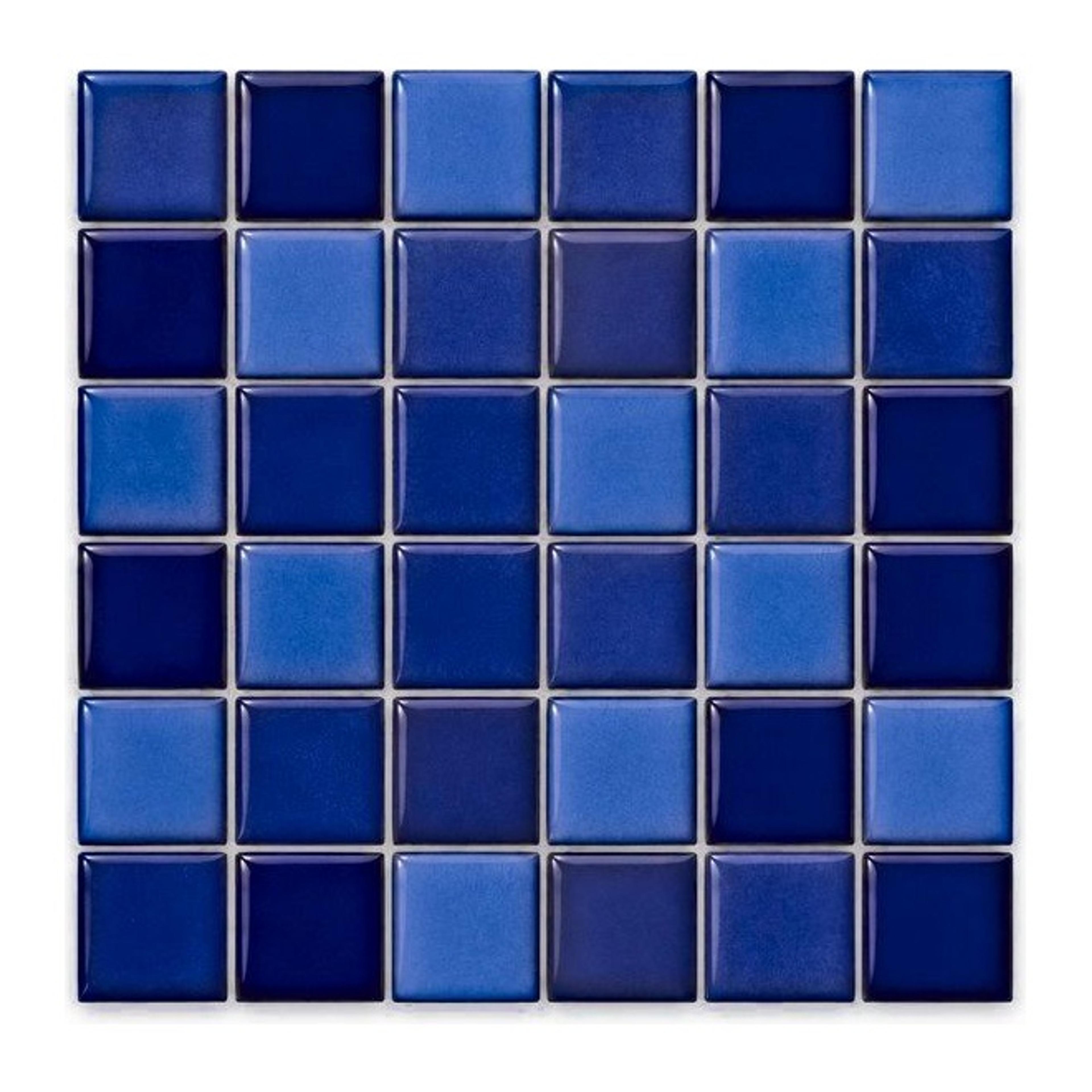 Light Blue & Deep Blue Kiln Reactive Classic Pool Mosaic (MCS650705) · photo 2026