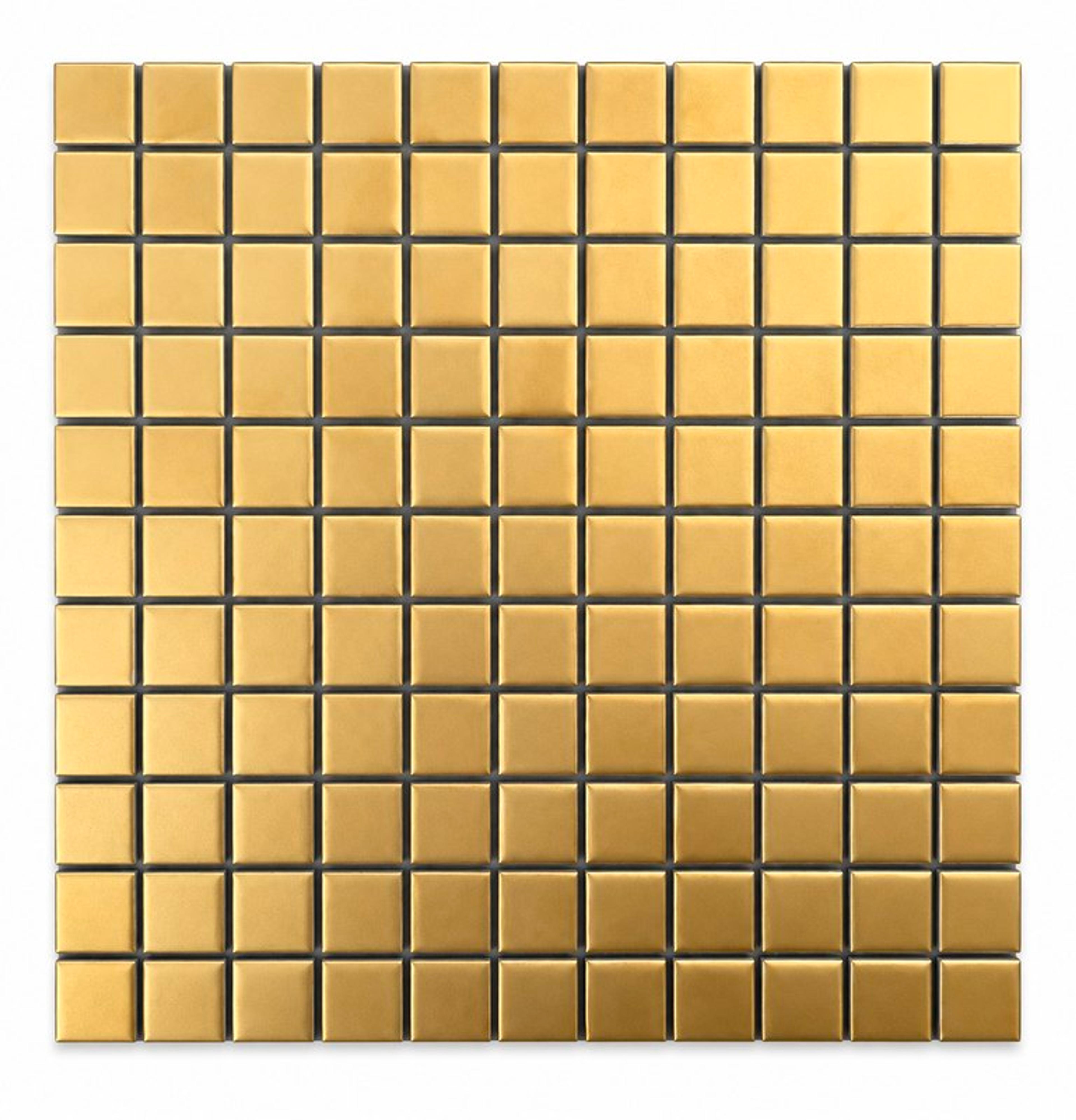 Glossy Electroplated Pure Gold Decor Tile (MCS630505) · photo 2026