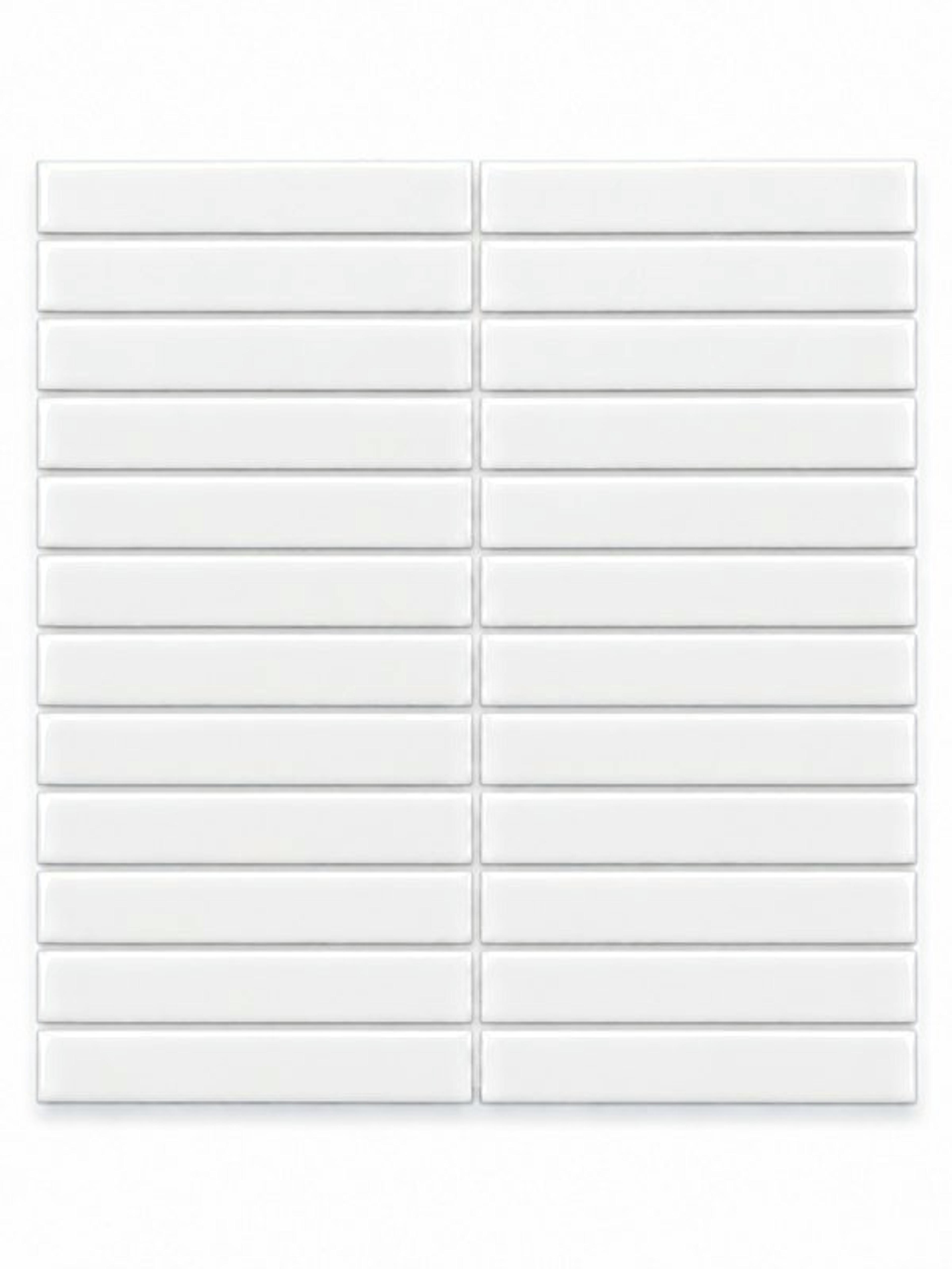 White Glossy Kitkat Tile (MCL220000) · photo 2026