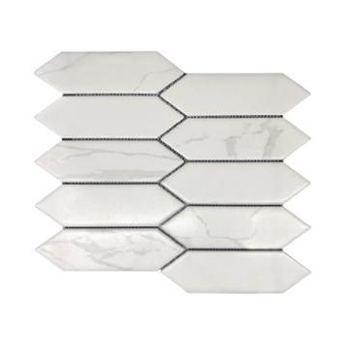 White Carrara Marble Mosaic (MCS660803)