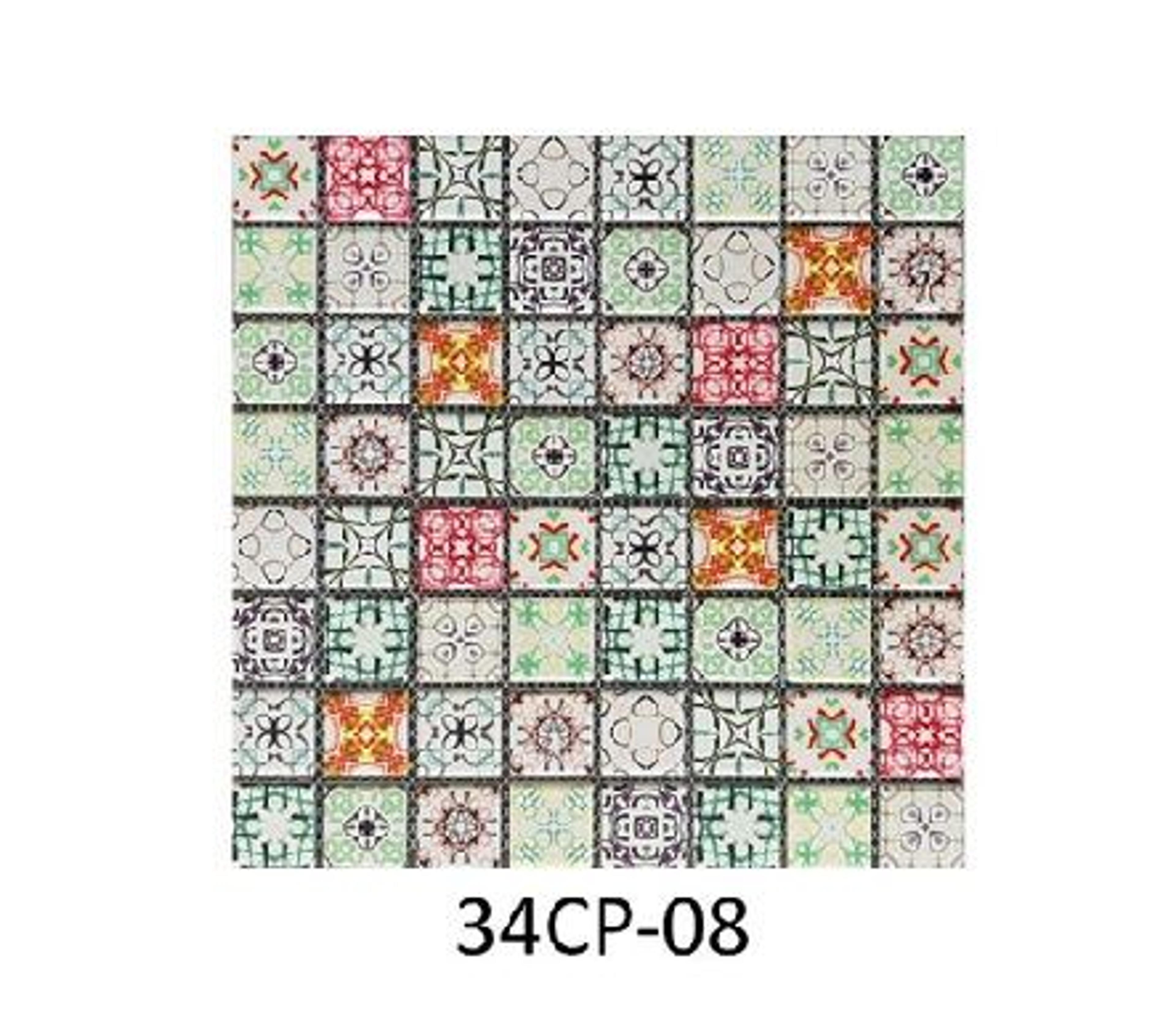 Patchwork Pattern Ceramic Mosaic (34CP-08) · photo 2026