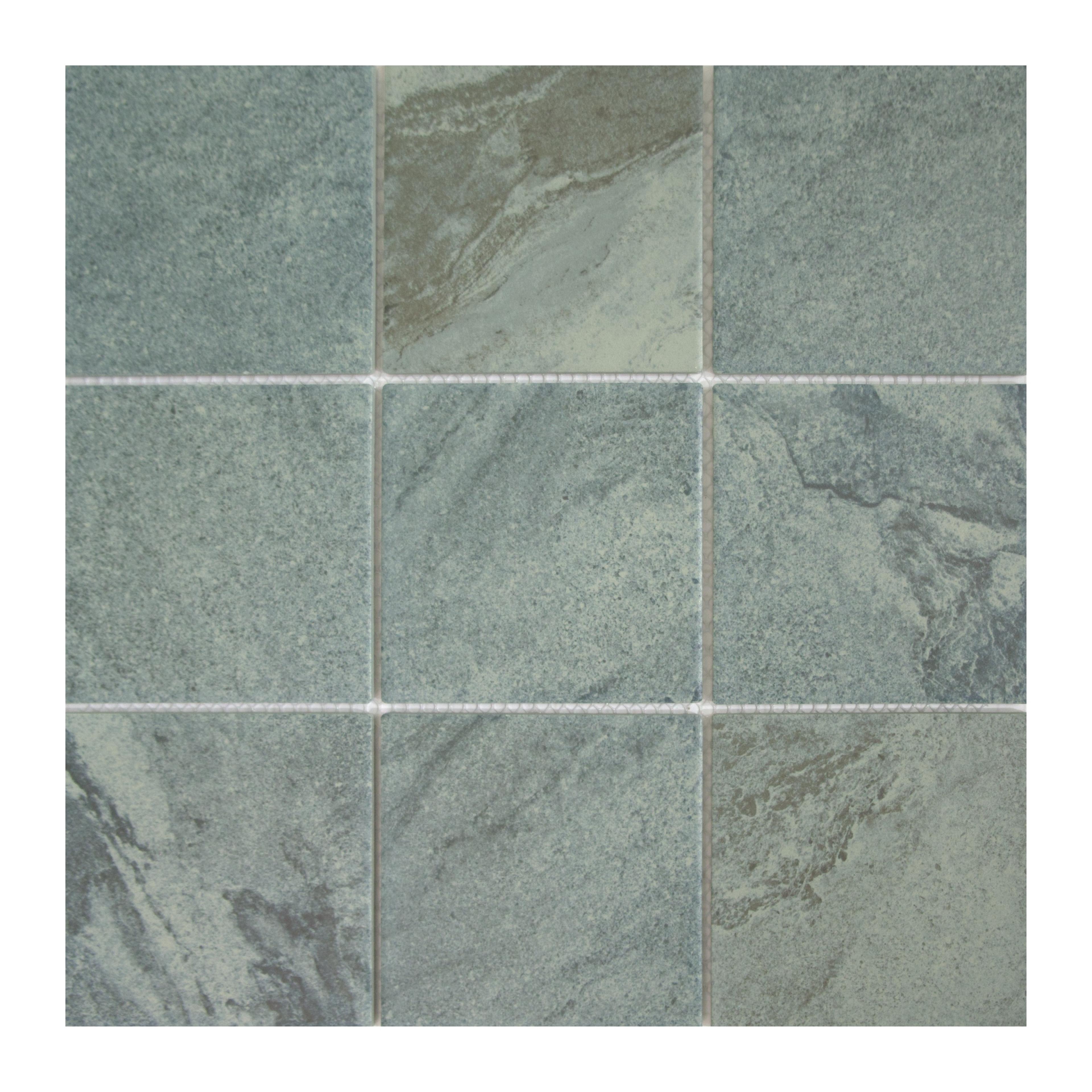 Grey Green Slate Sukabumi Mosaic (MCP690609)