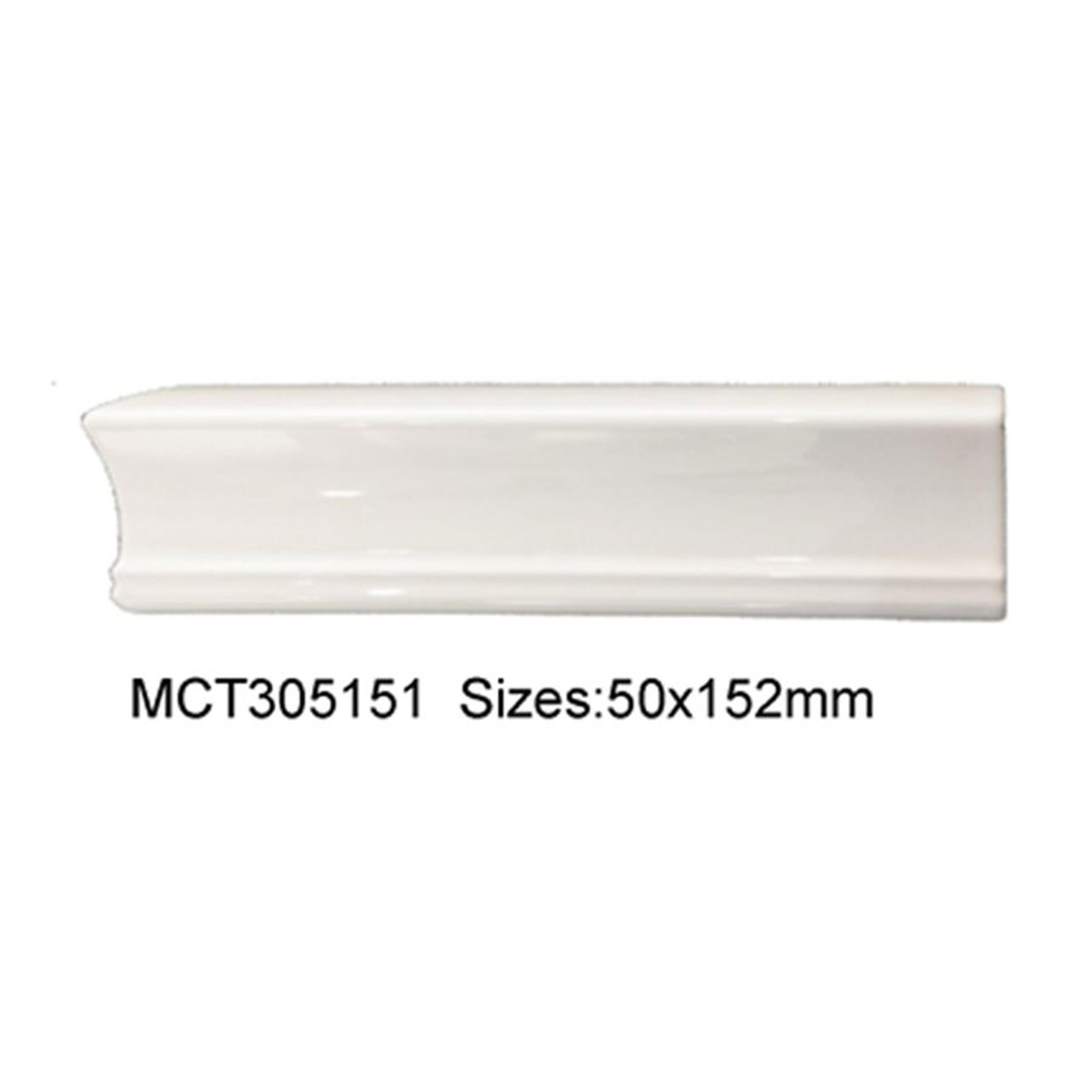 White Glossy Decor Tile (MCT305151)