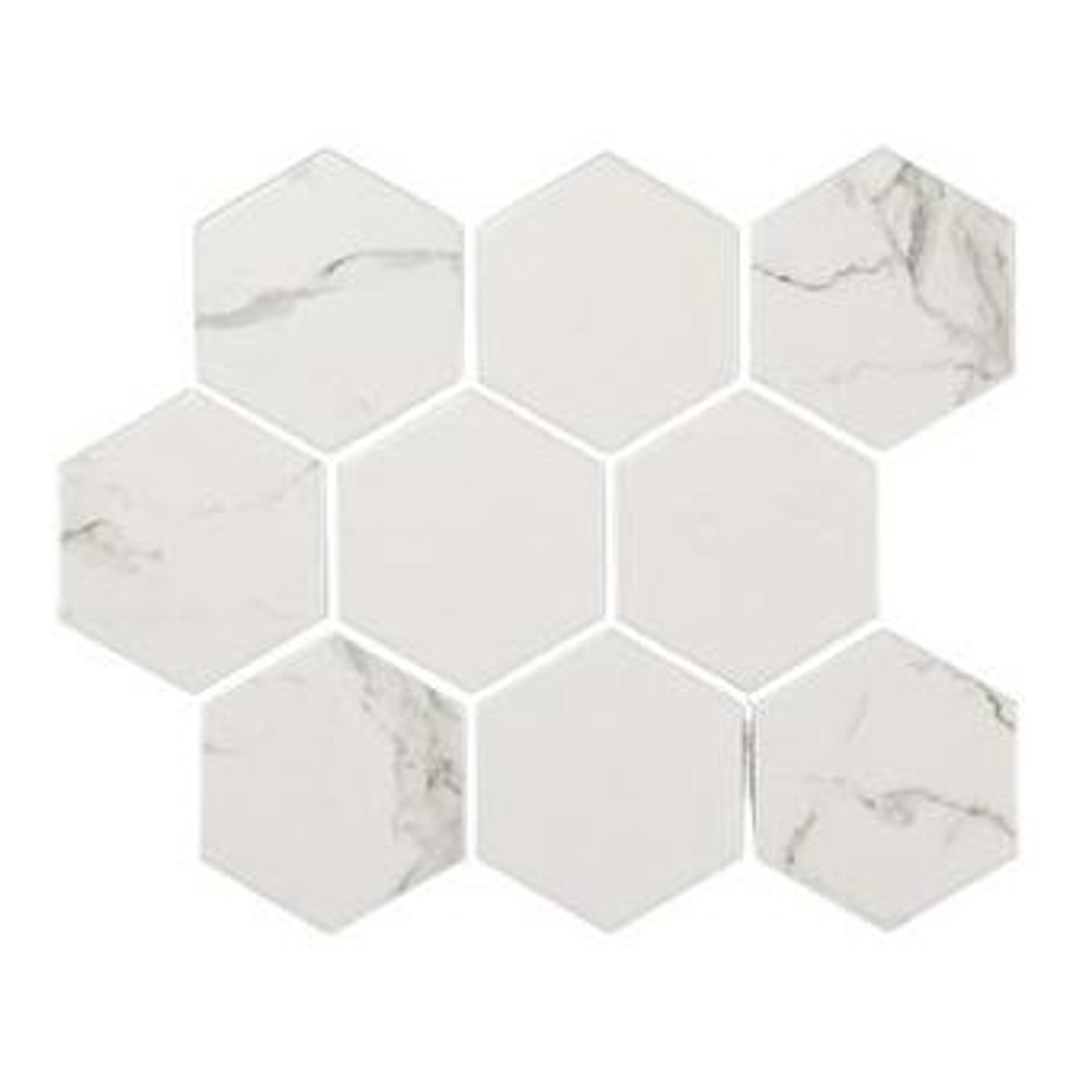 White Carrara Marble Mosaic (MCS660801)