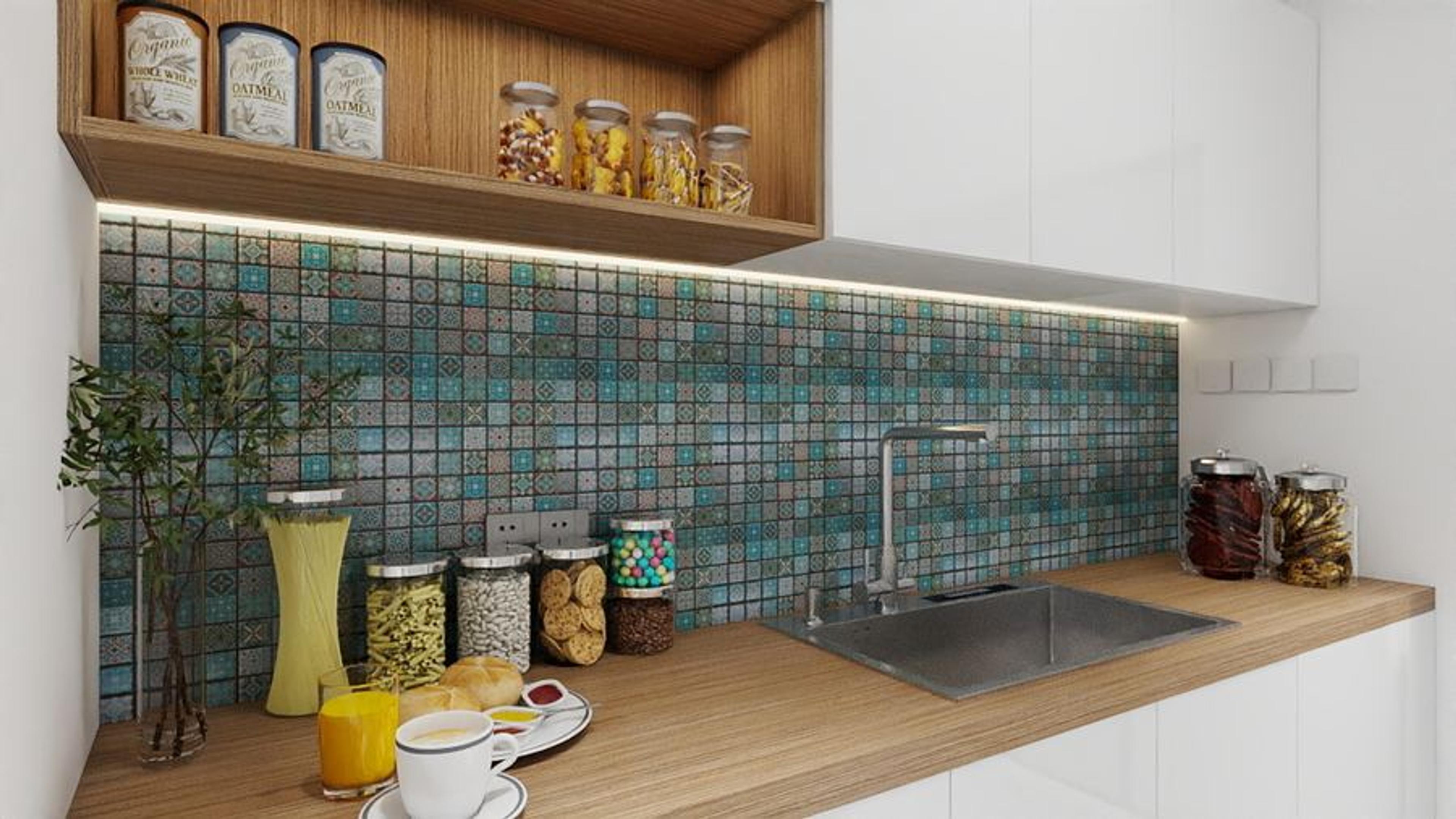 Moroccan Mosaic (34CP-14), in a room