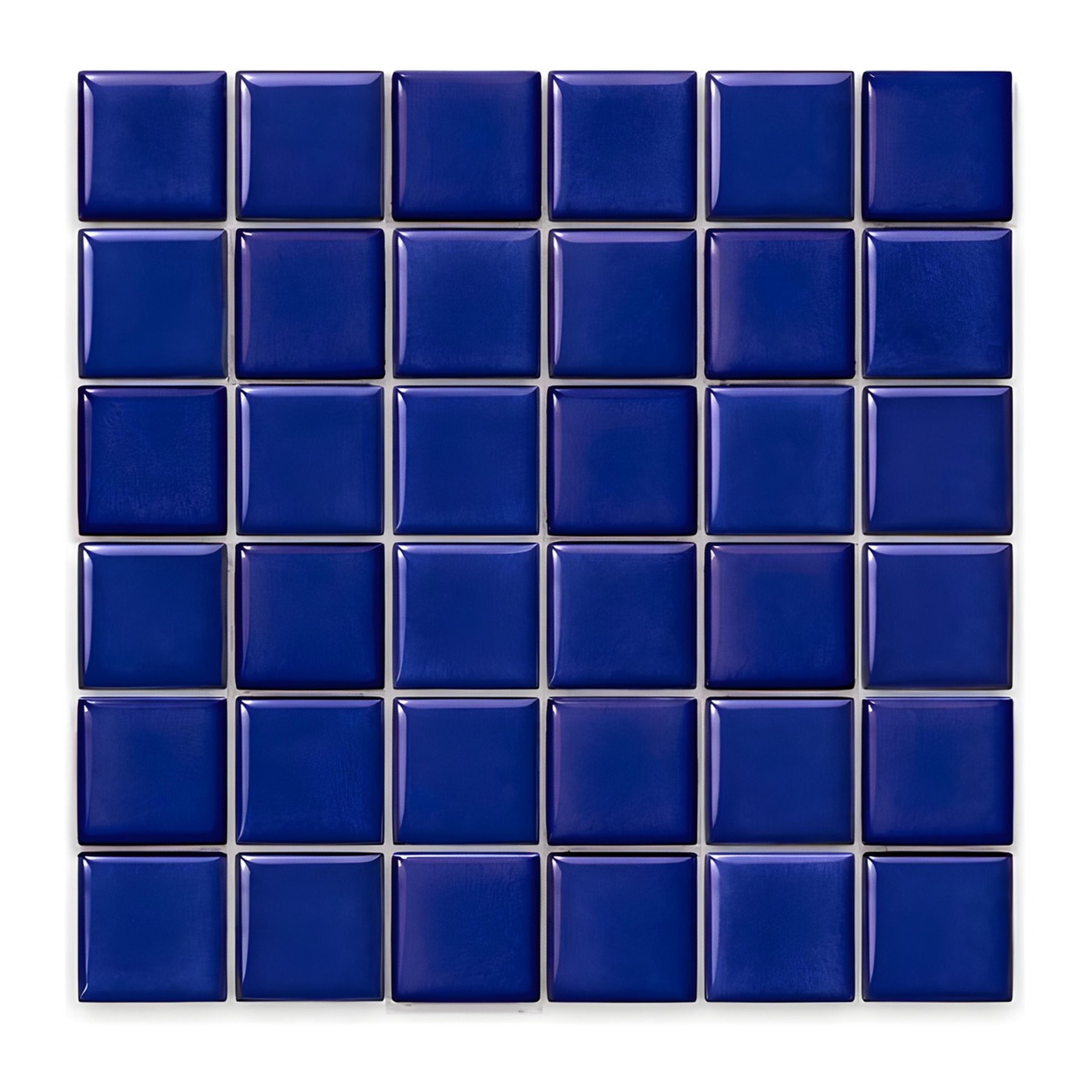 Cobalt Blue Glazed Pool Mosaic 48mm (MCS650707)