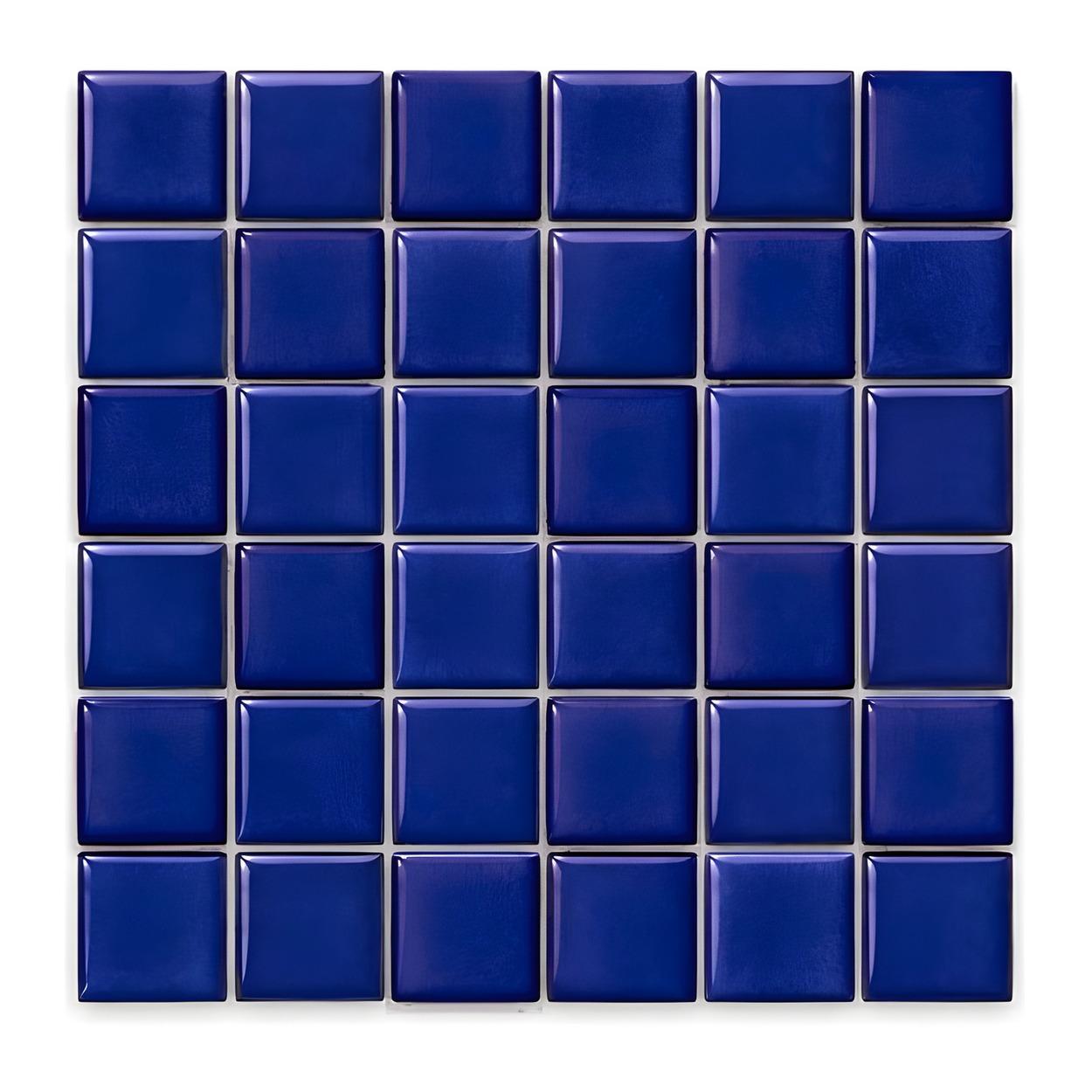 Cobalt Blue Glazed Pool Mosaic 48mm (MCS650707)