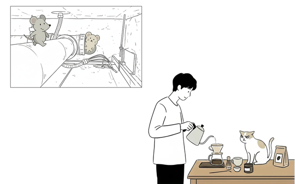 건물에서 쥐는 대체 어디로 다닐까요?