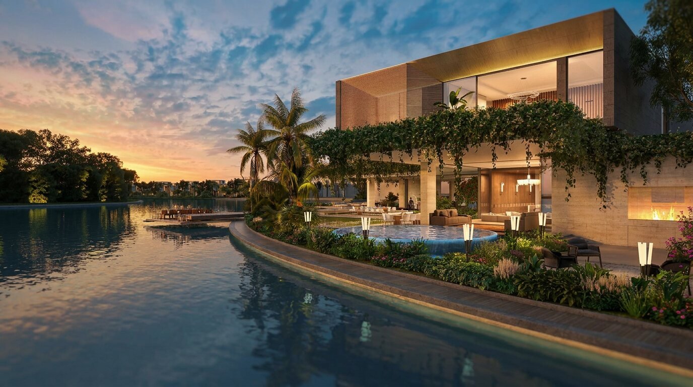 Lanai Island villas in Tilal Al Ghaf