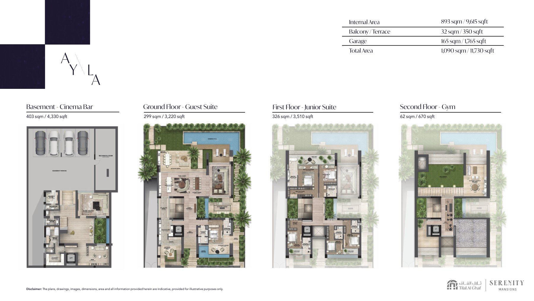 Ayla mansion floor plan