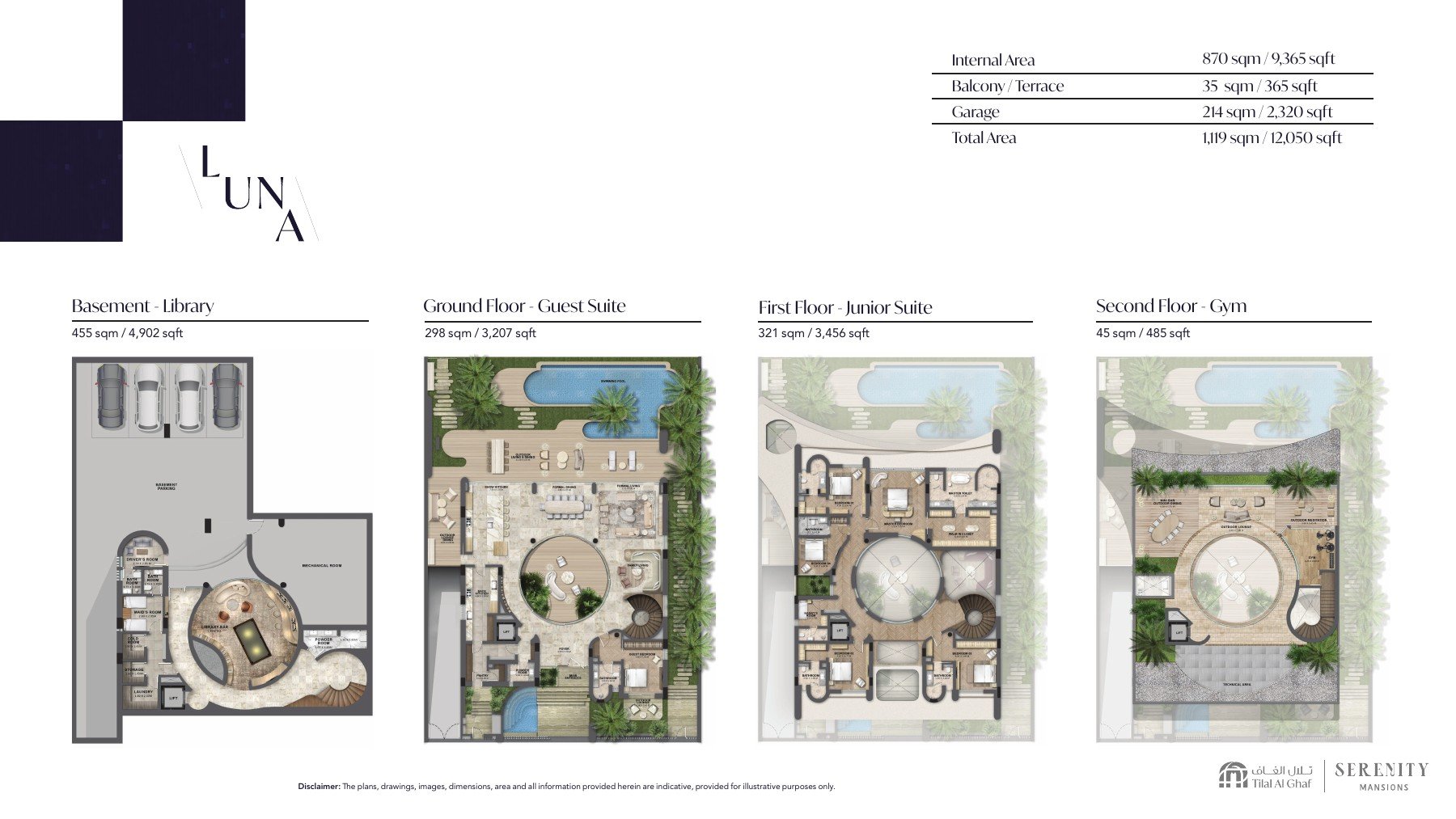 Luna mansion floor plan