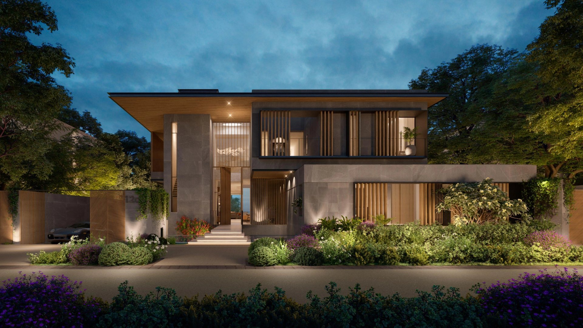 Maia mansion exterior at Elysian Mansions