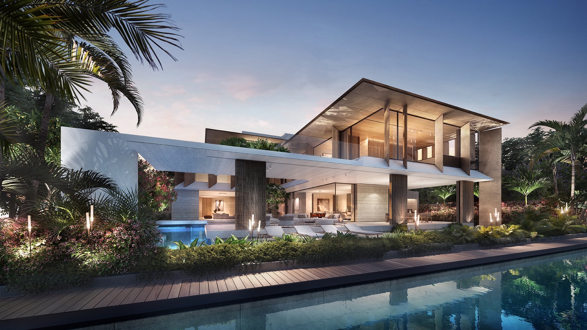 Fay waterfront exterior rendering