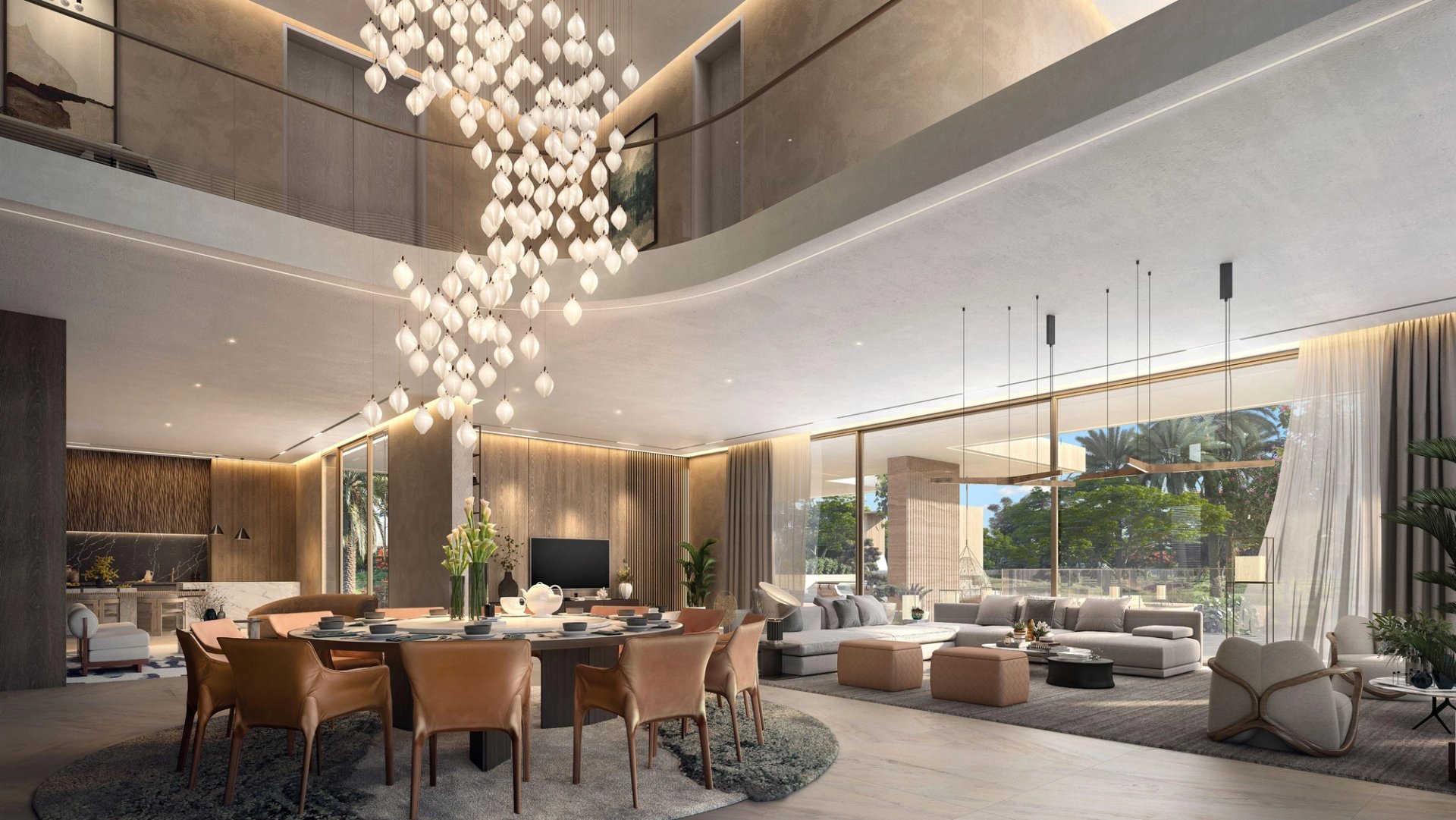 Artis interior living and dining space