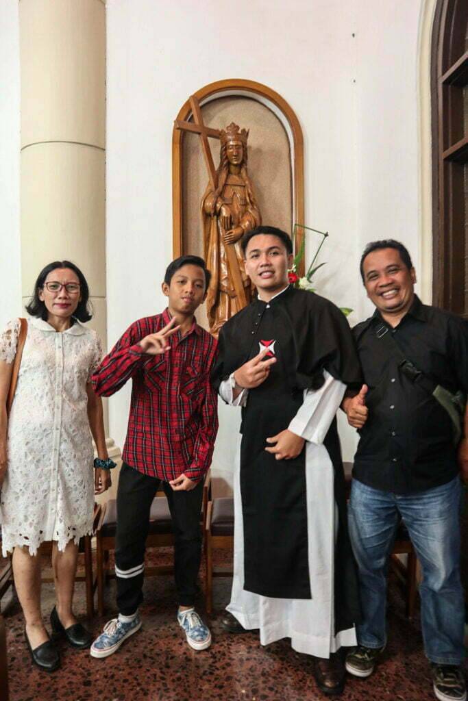 Sharing Orang Tua Frater Stevan, OSC