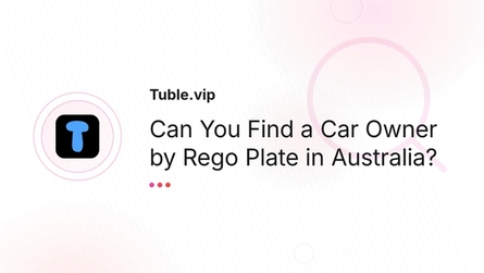 Can You Find a Car Owner by Rego Plate in Australia?