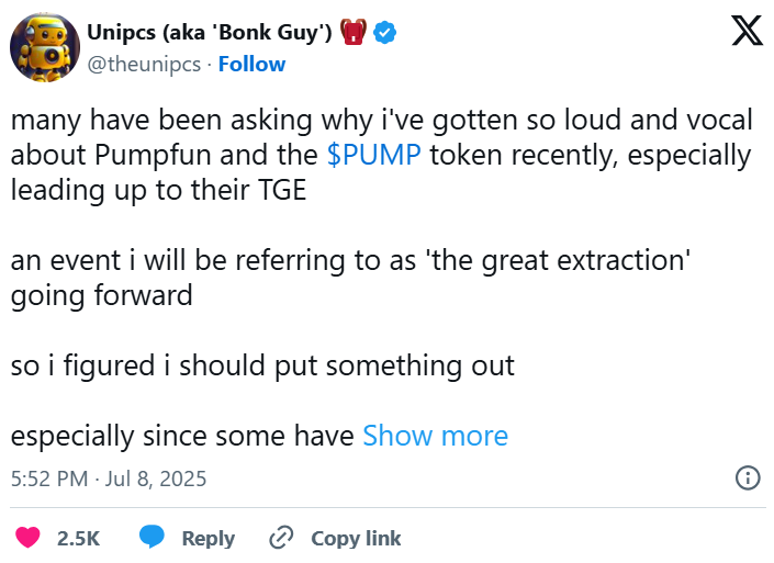 PumpFun: Asymmetric Upside or The Final Extraction - What You Need to Know